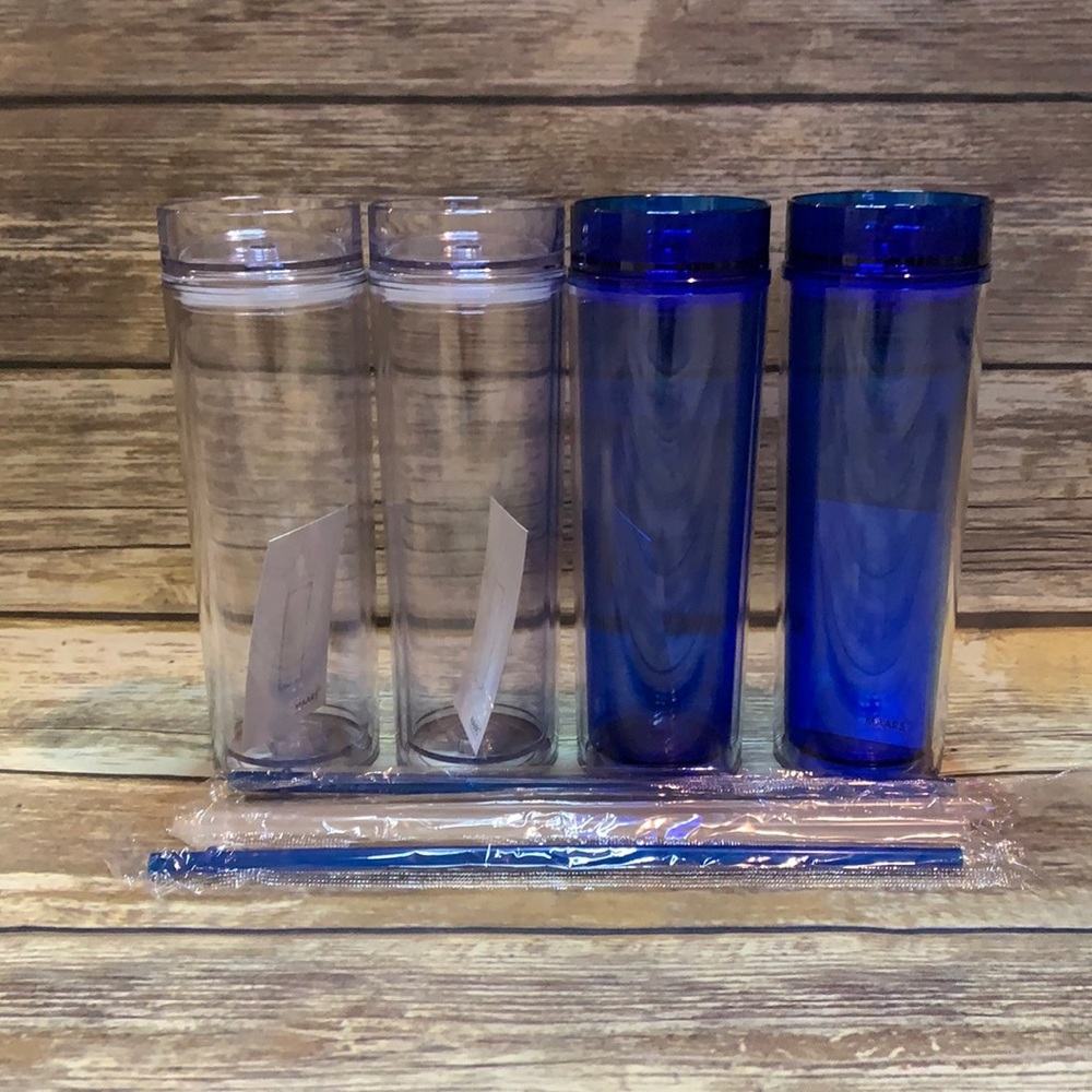 Lot of 4 Skinny Tumblers